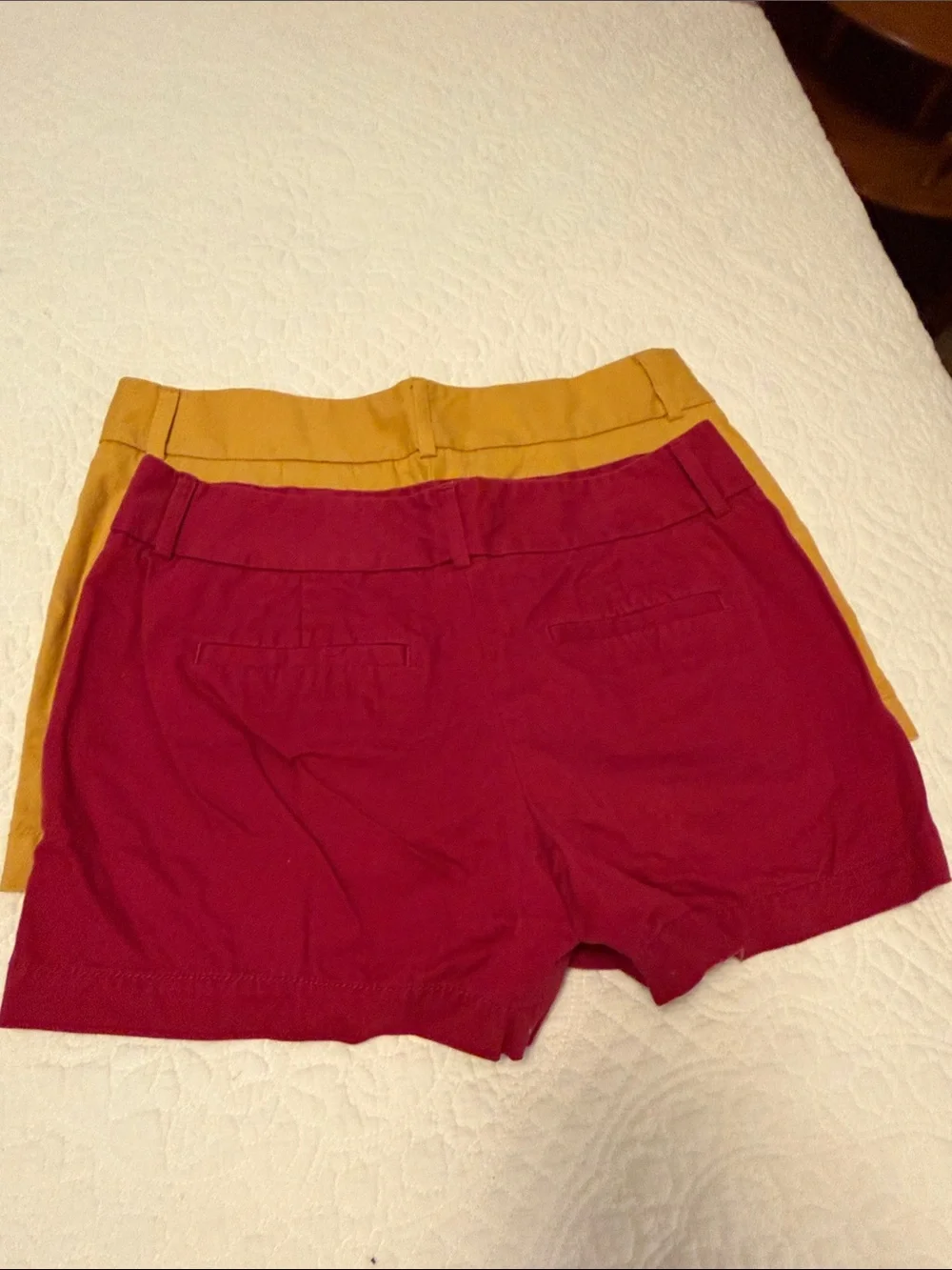 6: LOFT Women's Cotton Shorts - Mustard, Burgundy, Blue, Red, Olive, Khaki